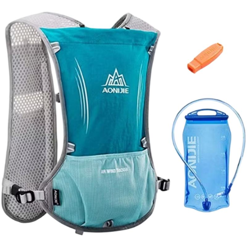AONIJIE Lightweight Off-Road Backpack, Breathable, Quick-Dry, Running, Outdoor Hiking, 28*43cm, Backpack with 1.5L Water bag
