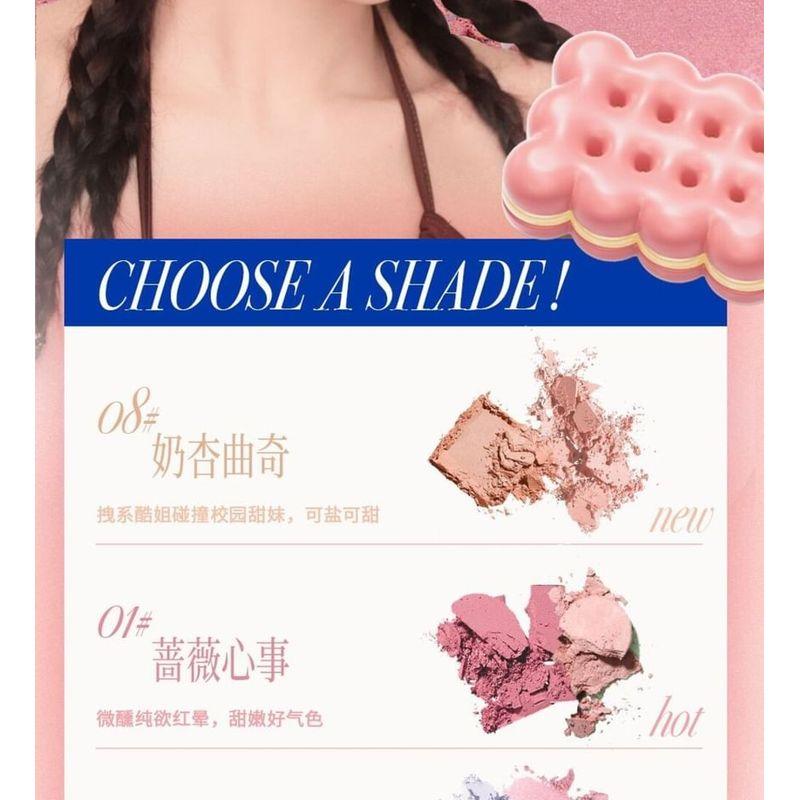 Nukka - Zweifarbige Rouge-Palette - 6 Farben