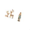 Blessed Sculpture Resin Jesus Statue European Reindeer Statues Collectable Craft Deer Lover