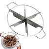 Cake Cutter Slicer Stainless Steel Pastry Portion Marker Pizza Pie Divider Even 6-8 Slices Cake Portioner Baking Tools Kitchen