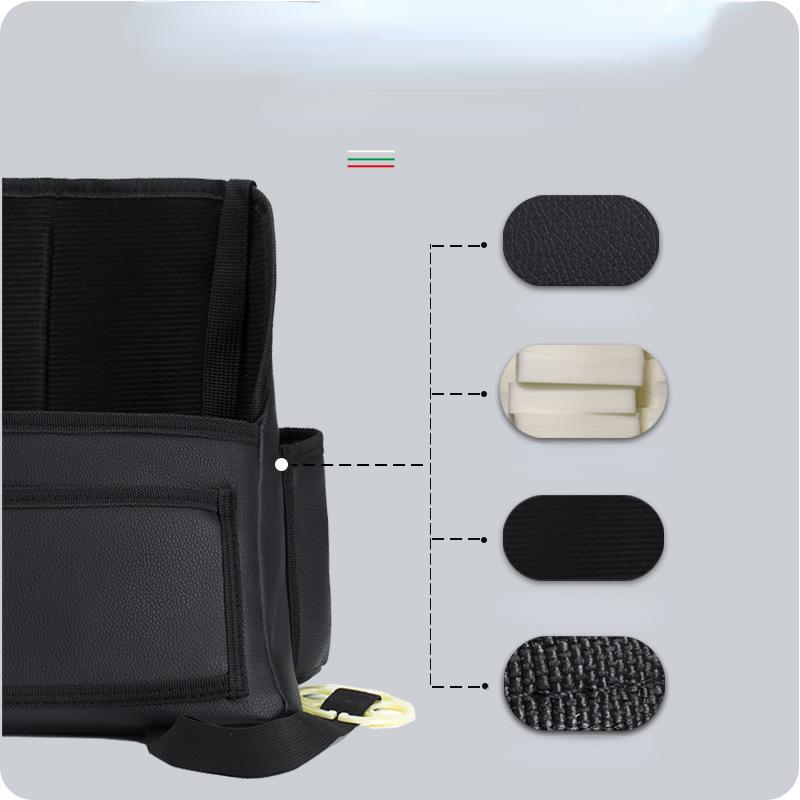 Car Seat Middle Hanger Storage Bag Luxury Auto Handbag Holder Between Seats Tissue Pockets Storage and Organization Bag