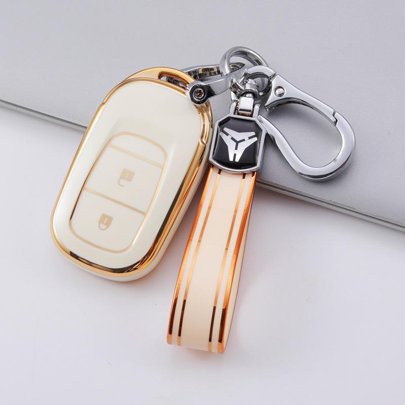 TPU Schlüsselhülle für 2008-2015 Buick Excelle, Goldrand