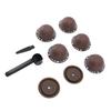 Reusable Capsule Kit For Nestle Vertuoline Coffee Machine with 5pcs Empty Refillable Pods 2pcs