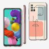 Phone Case for Samsung Galaxy A13 A51 A71 A21S A12 A31 A52 A41 A23 A53 A73 A32 5G A03S Cover Couples Flower One Line Wall Art
