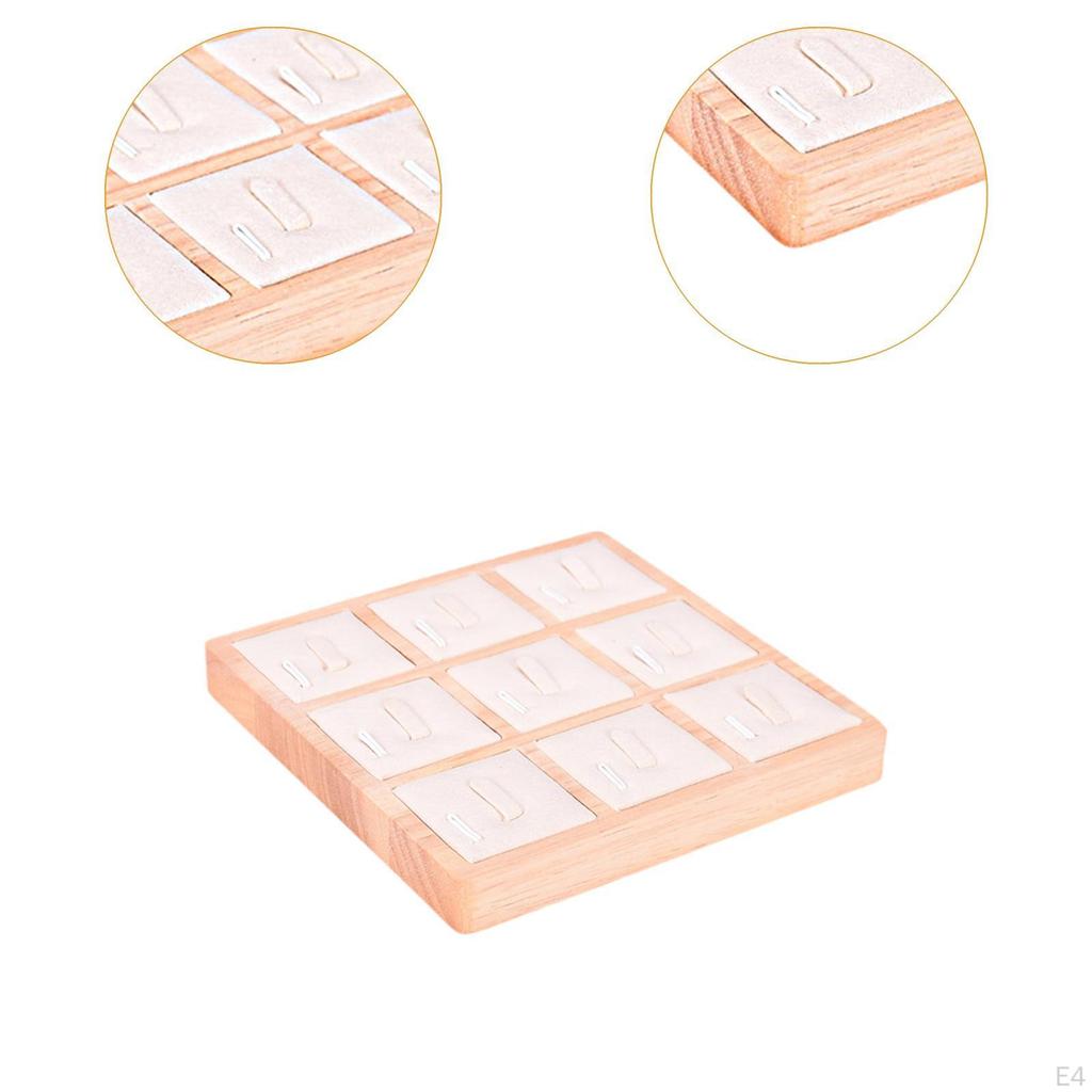 Rings Holder Tray Earrings Anklet Charm Organizer Display Box Jewelry for Counter