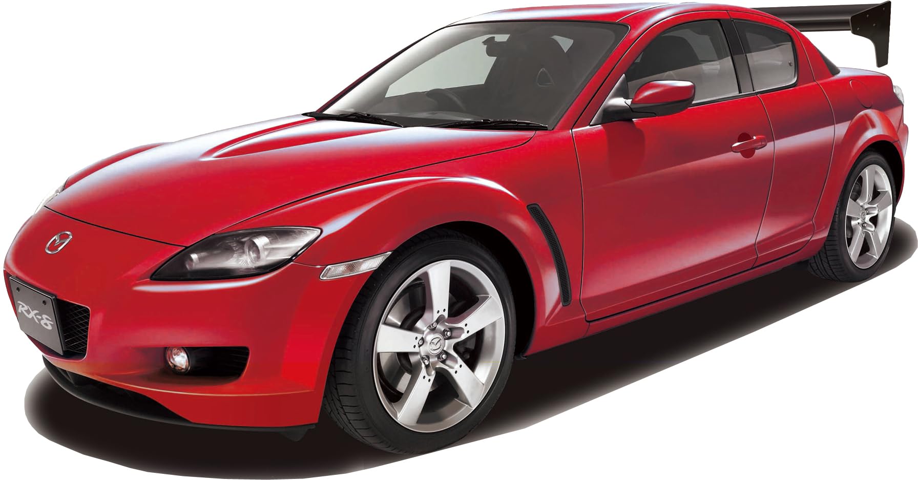

inch up series Mazda Type S plastic model 1/24 No.326 RX-8 (with GT/W wing) білий