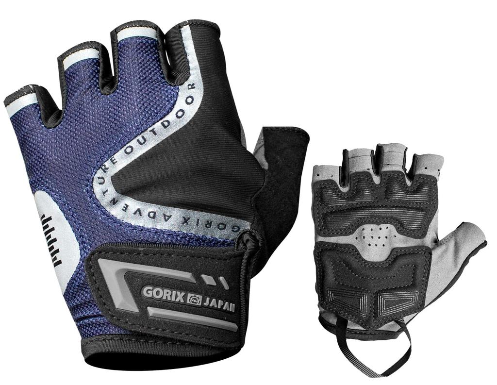GORIX Summer Cycling Fingerless Cycling Gloves Stylish for Men and Suitable for Road Cross and MTB Gloves, (GW-TSGEL), Padded, Shock-Absorbing, Women,