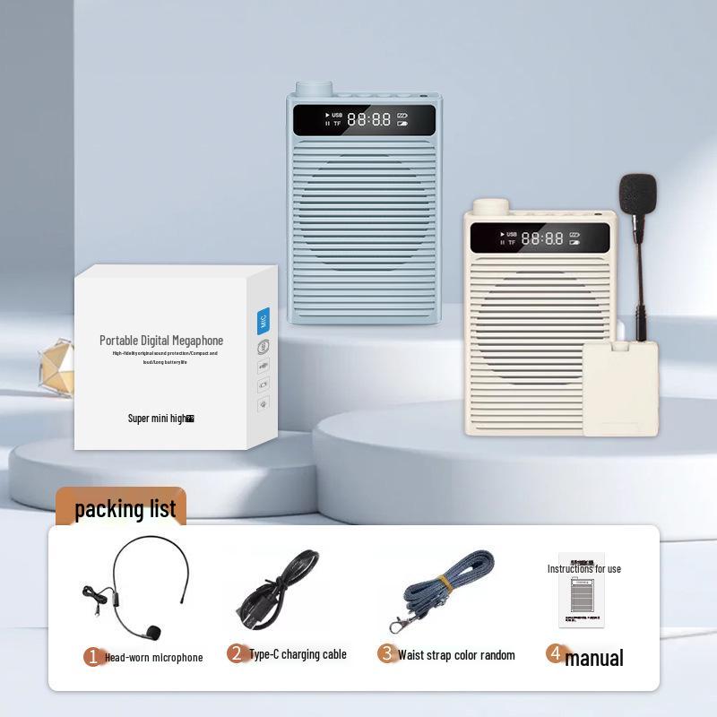Little Bee Wireless Handheld & Head-mounted Speaker with Microphone