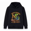 Kids Dirt-O-Saurus T-Rex Dinosaur Excavator Print Pullover Hoodie, Casual Long Sleeve Hooded Sweatshirt for Boys Girls