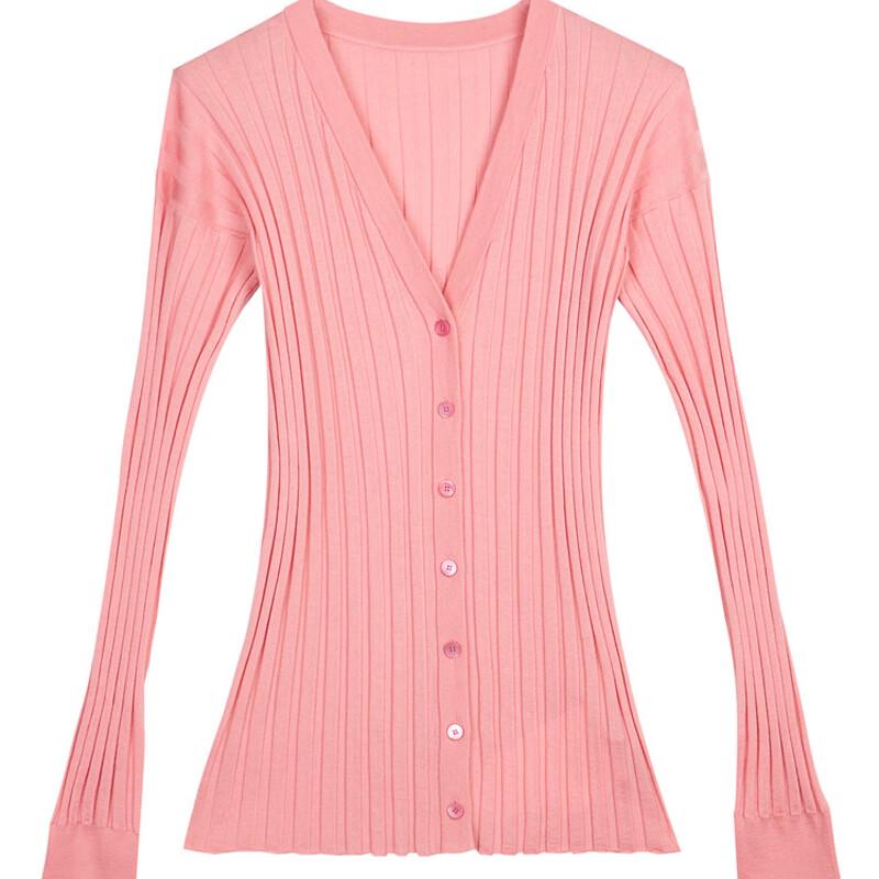 LESS Fall 2023 V-Neck Slim-Fit Knit Sweater