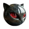 Mini Cat Stone Resin Cat Head Figurine Collectible Healing Stone Marble Texture Cat Stone Keepsake Gift for Cat Lovers Women Men