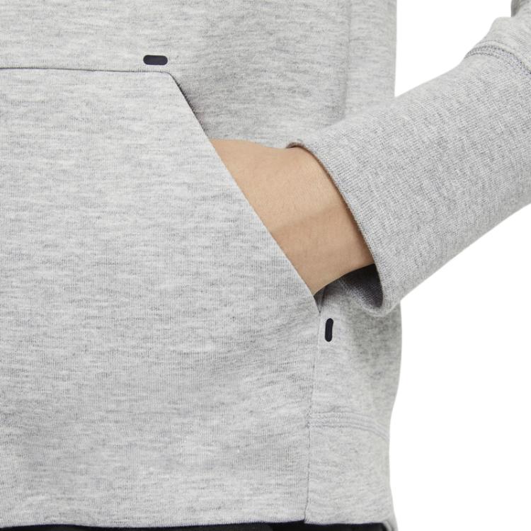 Nike Sportswear Kids Tech Fleece Full-Zip Hoodie Dark Grey Heather/Black Kids Streetwear CZ2570-091