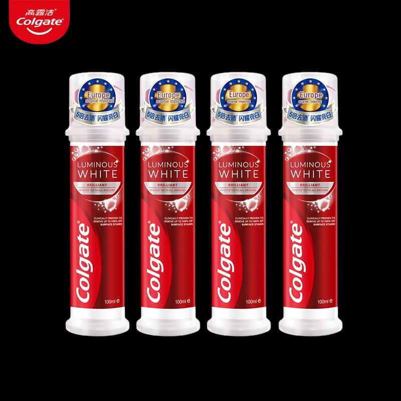 Colgate Европейская отбеливающая зубная паста-дозатор Radiant Whitening