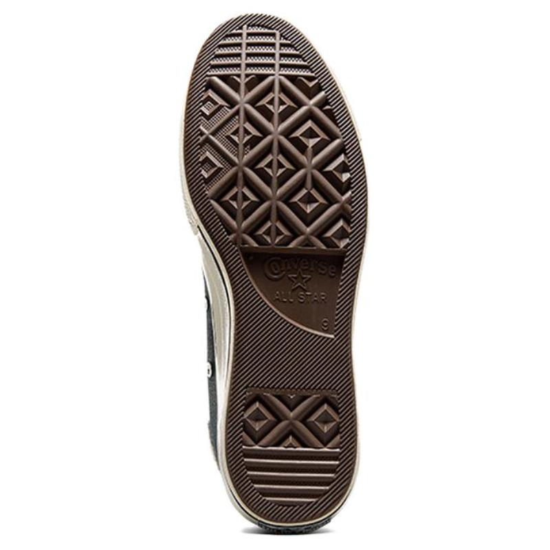 Converse Chuck Taylor Ox Vintage Comfortable Wearable Lightweight High Top Espadrilles Unisex Black Grey