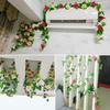Artificial Rose Garland for Wall Hanging and Indoor Decor