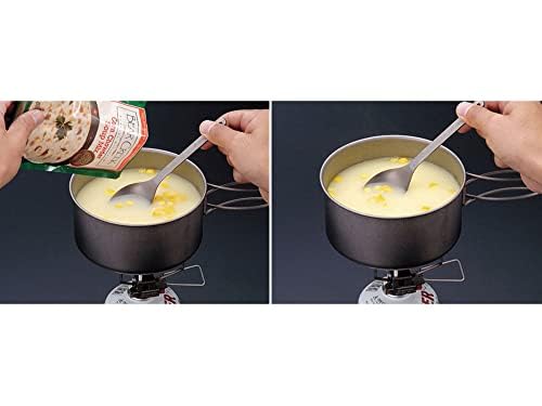 Snow Peak Aluminum Personal Cooker Set (2 Pots, 2 Lids) SCS-020R (with Sticker) - Ideal for Camping, Outdoor Activities, Hiking, and Emergency Prepare