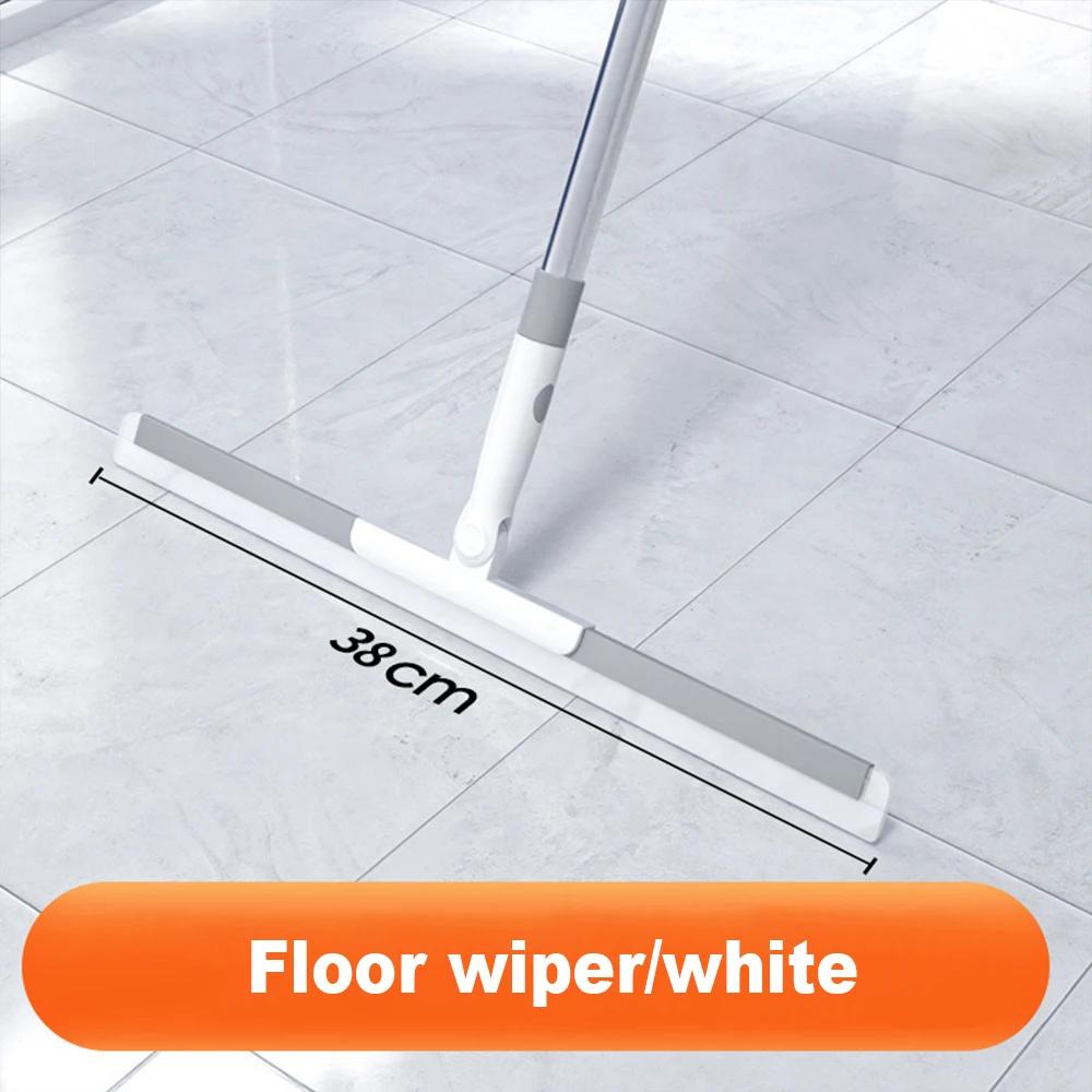 

Silicone Telescopic Scraper Mop, Multifunctional Glass Cleaning, Dry & Wet Use for Bathroom Kitchen, Efficient Scraping Tool