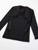 JAO010 Round Neck Long Sleeve UV Size Size M To Japanese Size CW-X Men's Top, Moisture-Wicking, Quick-Drying, Protection, Stretch, BL, (equivalent M)