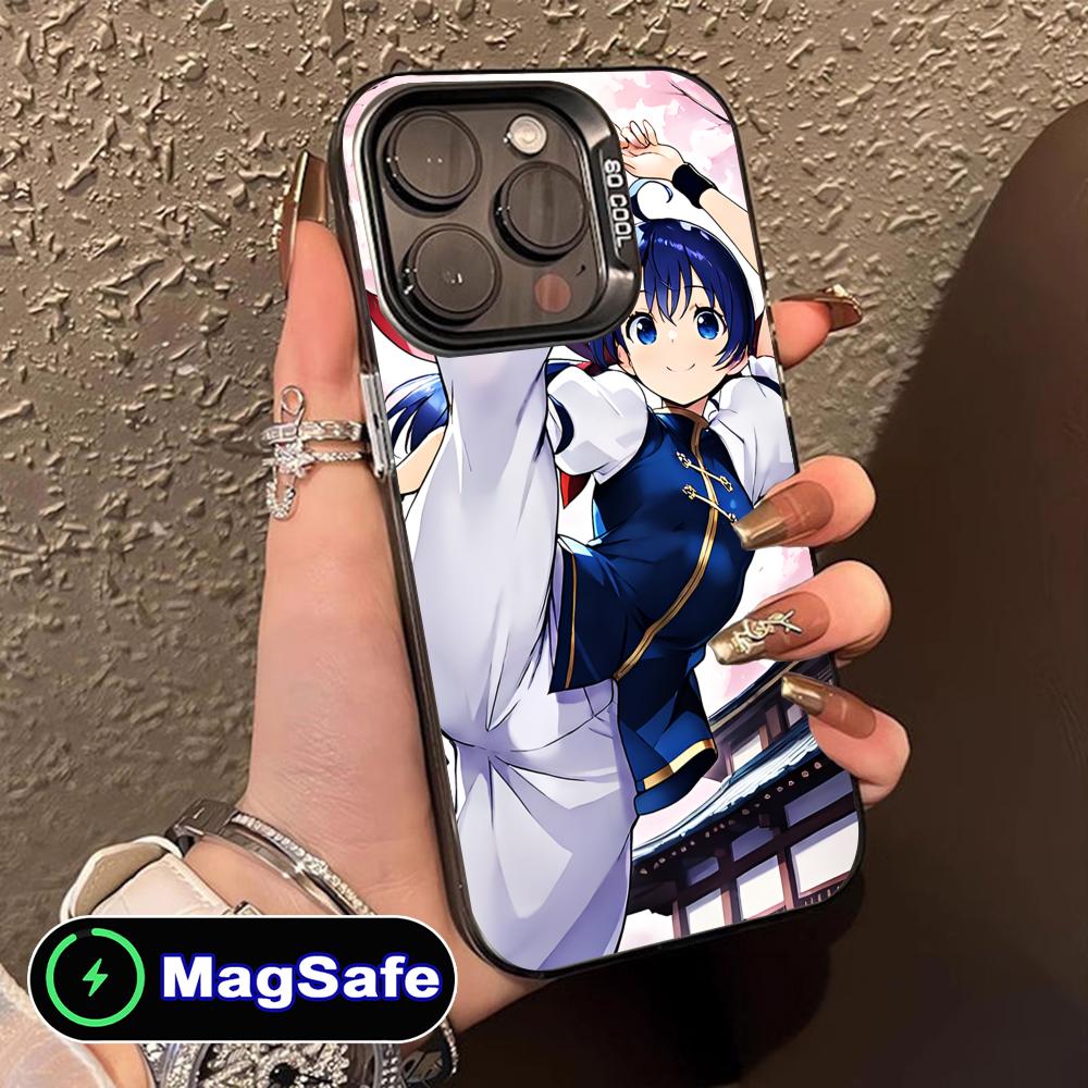 

Fatal Fury Hotaru Futaba Phone Case for iPhone 17 16 15 14 13 12 11 Air Pro Max Plus MagSafe Translucent Colorful Cover Cover iPhone 11