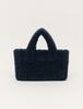 Sienne Shearing Bear Padding Bag (Navy)