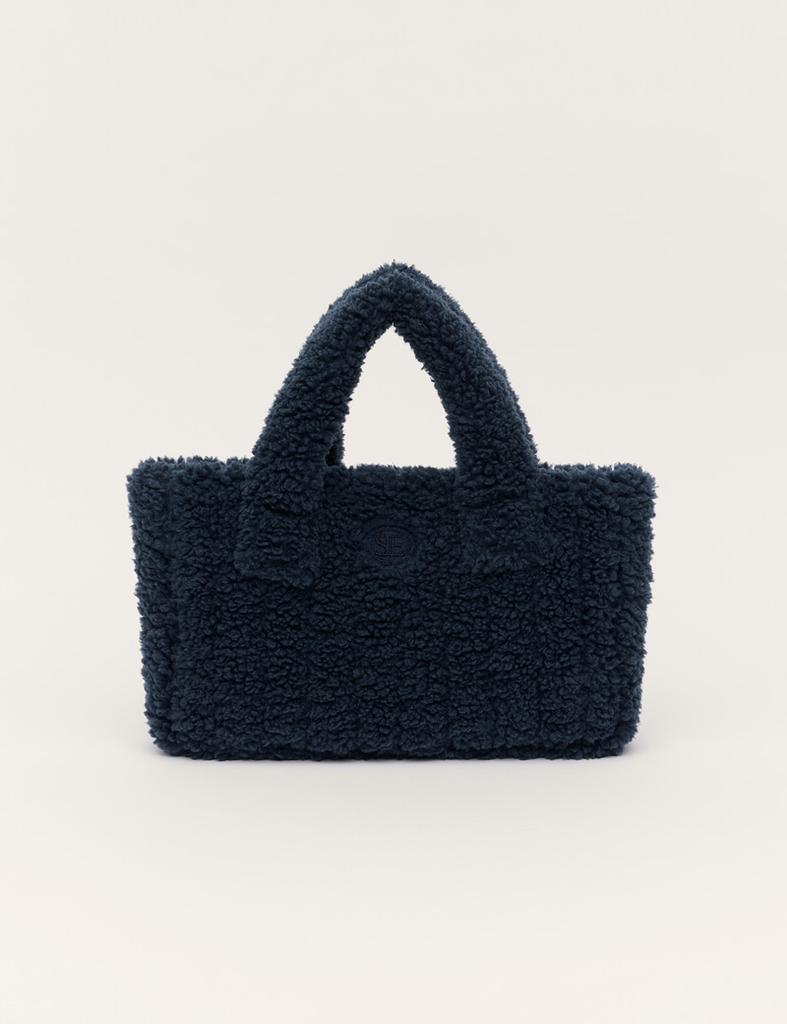 Sienne Shearing Bear Padding Bag (Navy)