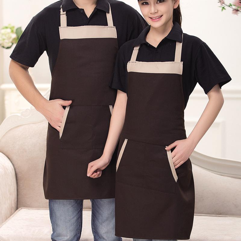 Stain-Resistant Neck-Hanging Waiter Apron for Chefs and Restaurant Staff
