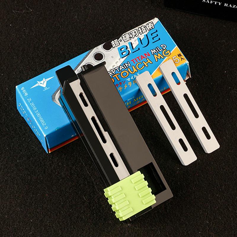 15 Pcs Senior Men'S Shaver Feather Blades Stainless Steel Replacement Professional Barber Razor Knives Blade