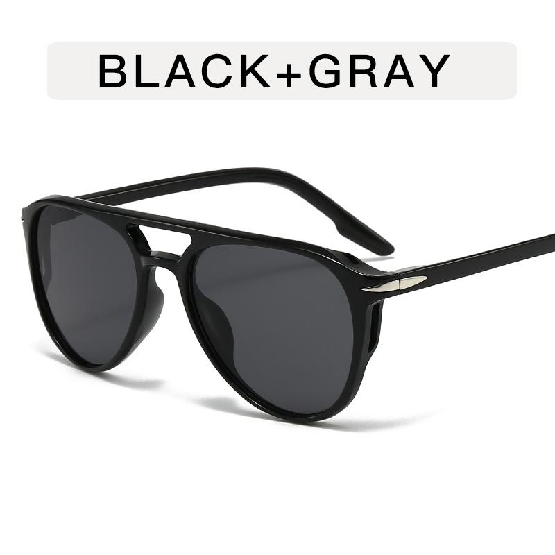 European American Style Women's Sunglasses Pilot Shape Double Bridge Men Sun Glass Driving Hiking Sunglasses Women