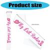 Satined Ribbon Sash With Pink Lettering For Bachelorette Event Celebration Birthday Graduation And Cowboy Theme Parties
