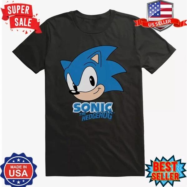 Sonic The Hedgehog Classic Sonic Face T-Shirt S