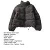 Winter Warm Women's Padded Corduroy Jacket Quilted Down Puffer Coat Thickened Zip Up Long Sleeve Outerwear