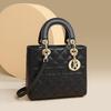 Bag Women's New Autumn and Winter Messenger Princess Diana Bag High-end Sense Versatile Fashion Leather Handbag Luggage