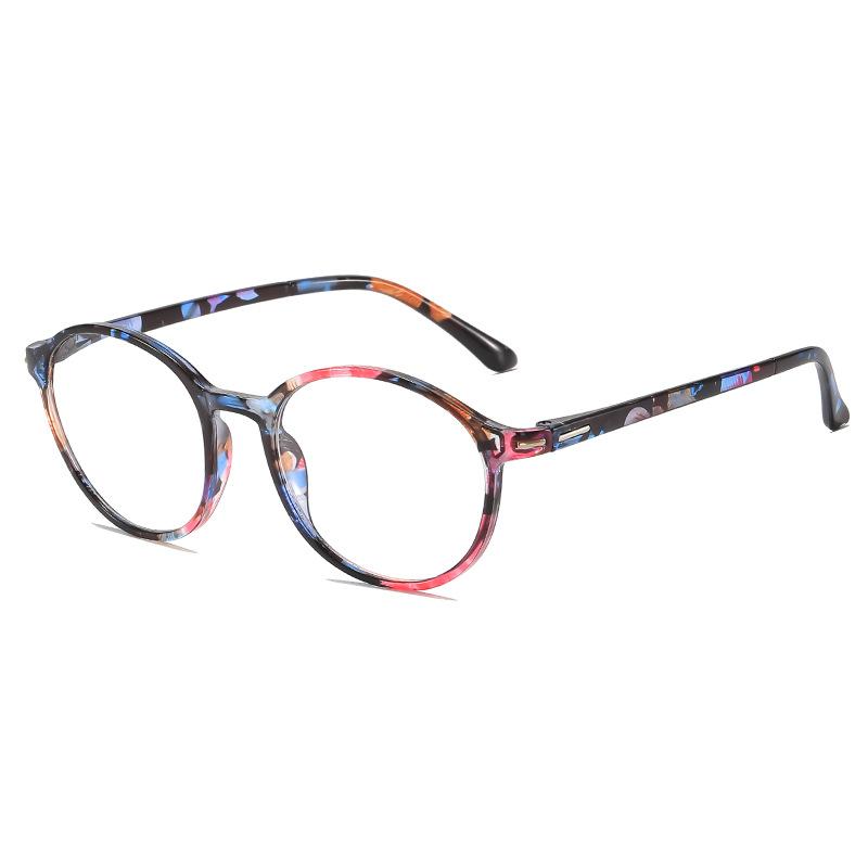 

New Men and Women Anti Blue Light Reading Glasses Fashionable Oval Frame Reading Eyeglass Artistic Retro Comfortable Eyewear 1