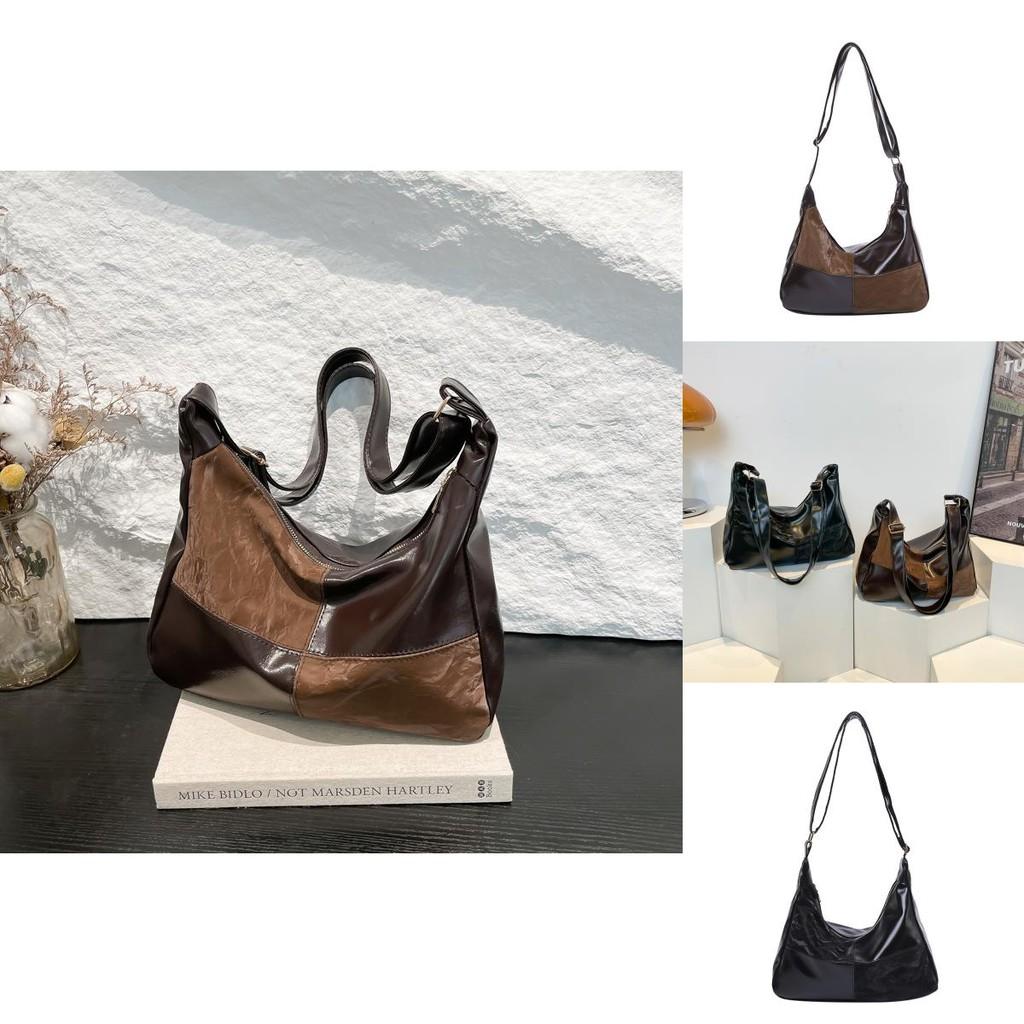 Fashionable Color Block Tote Bag For Women With Unique Design And Versatile Style