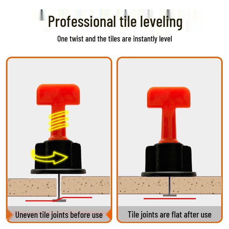 Tile Leveler and Spacing Clips for Floor and Wall Tiles