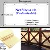 Thicken Beige HDPE Anti-UV Sun Shade Net Home Garden Hotel Balcony Safety Fence Privacy Screen Canopy Shade Sails