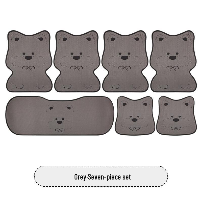 West Highland White Terrier Puppy Car Seat Cushion for MG Models (MG4, MG5, MG6, MG7, ES5) – Cute Cartoon Design for All Seasons.