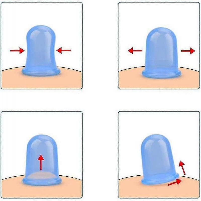 Vacuum Cup Cupping Silicone Cupping Cup Facial And Body Massage Cups Set