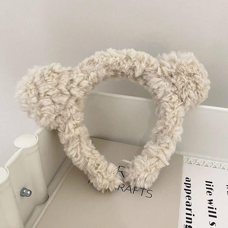 Cartoon Plush Headband: Cute Hair Accessory for Women & Kids, Perfect for Face Washing