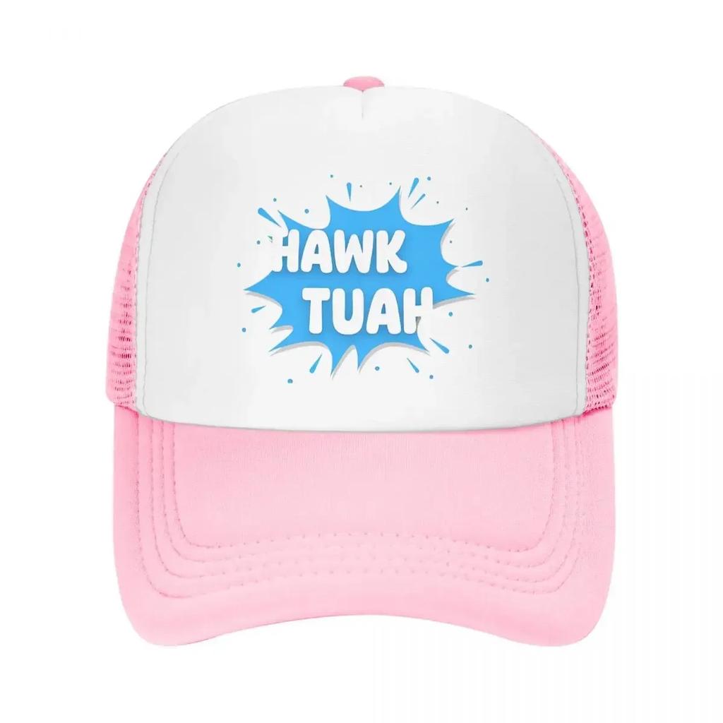 She Dont Hawk Tuah Dont Tawk Tuah Mesh Baseball Cap HipHop Sun Caps Hats Breathable Snapback Caps Fishing Hat Trucker Caps