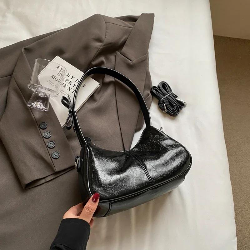 

Красные сумки-хобо через плечо для женщин, кошельки и сумки, новые женские сумки-мессенджеры, модный дизайн