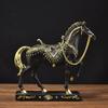 Realistic Horse Figurine Handcrafted Pony Resin Statue Simulated Farm Animal Sculpture Home Office Desktop Decoration Ornament