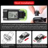 3 in 1 Motorcycle Navigation Bracket Aluminum Alloy Motorcycle Mobile Phone Holder Corrosion Resistant Waterproof 360