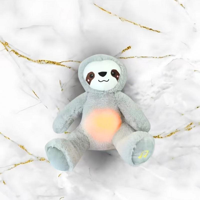 Atmendes Leuchtender Otter Plüschtier Für Neugeborene Weiche Schlafhilfe Für Babys