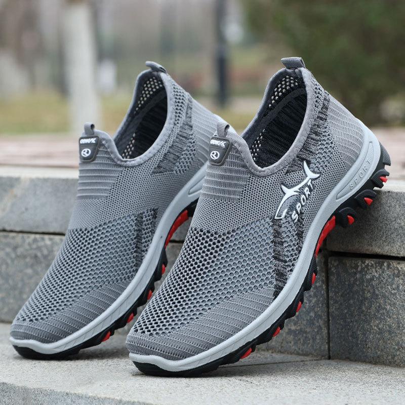 Summer Mesh Men Shoes Lightweight Sneakers Men Fashion Casual Walking Shoes Breathable Mens Hiking Shoes  Fashion Shoes