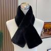 Mink Fur Winter Scarf & Mongolian Hat Set with Ear Protection - Plush, Thick, Warm & Versatile