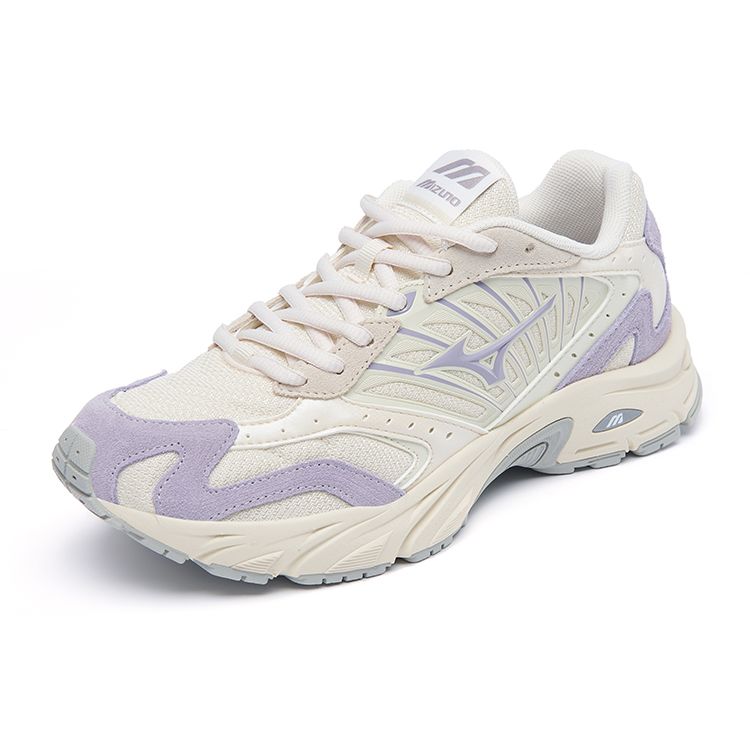 Mizuno Fiyi 2K Retro Thick Sole Fabric Synthetic Leather Wear-Resistant Breathable Shock Absorption Low-Top Casual Running Shoes D1GH223713