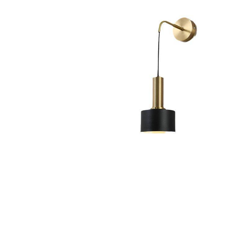 Nordic Minimalist Metal Wall Lamp for Bedroom, Living Room, and Hotel Rooms