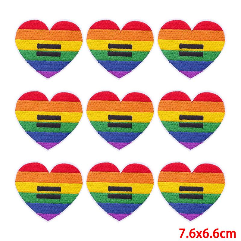 10 Pcs/lot Wholesale Embroidery Patch Iron On Patches For Clothing Patches On Clothes Jackets Decor Applique Sew Supplies