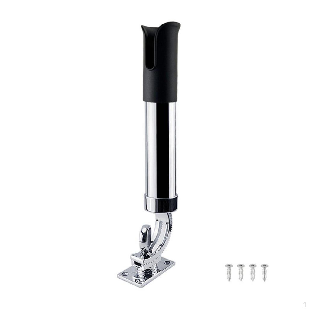316 Stainless Steel Rod Holder Adjustable Fishing Heavy Duty Marine Gear for Fishermen,